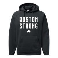 Boston Strong Marathon Memorial Performance Fleece Hoodie