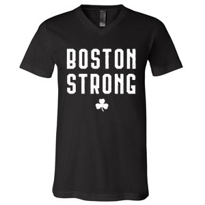 Boston Strong Marathon Memorial V-Neck T-Shirt