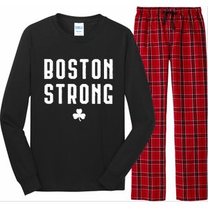 Boston Strong Marathon Memorial Long Sleeve Pajama Set