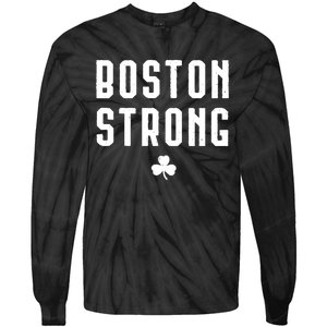 Boston Strong Marathon Memorial Tie-Dye Long Sleeve Shirt