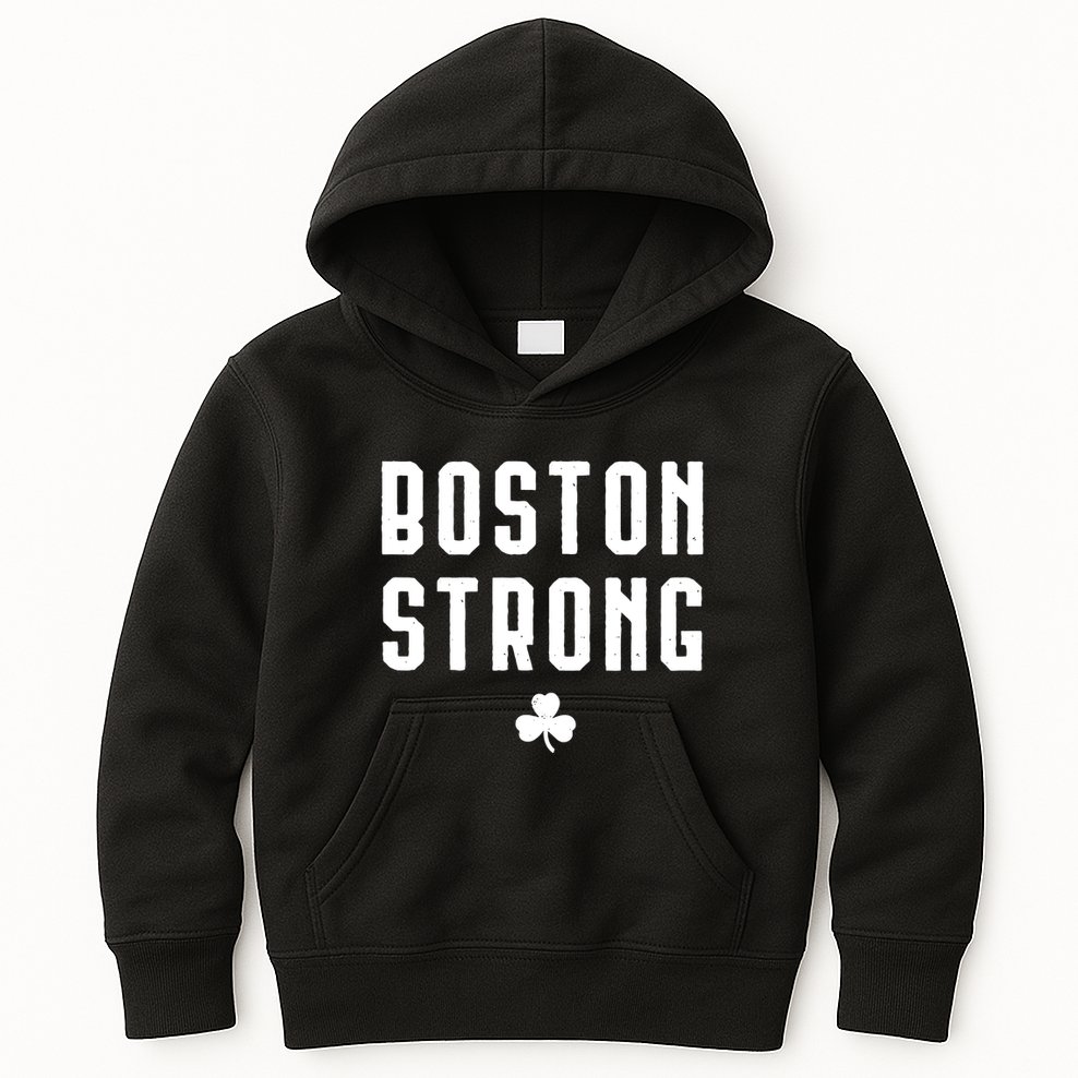 Boston Strong Marathon Memorial Kids Hoodie
