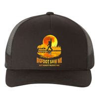 Bigfoot Saw Me But Nobody Believes Him Bigfoot Night Stroll Yupoong Adult 5-Panel Trucker Hat