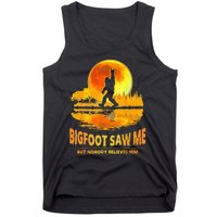 Bigfoot Saw Me But Nobody Believes Him Bigfoot Night Stroll Tank Top