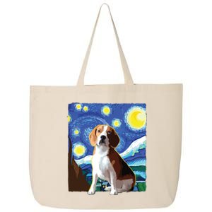 Beagle Starry Night Dog Tee Dog Lover Beagle 25L Jumbo Tote