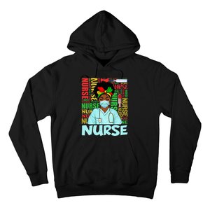 Black Strong Nurse Afro Love Melanin African American Hoodie