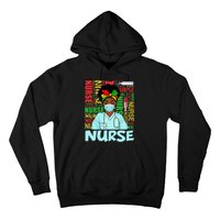 Black Strong Nurse Afro Love Melanin African American Hoodie