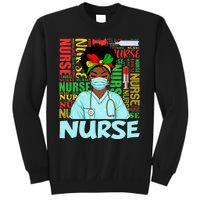 Black Strong Nurse Afro Love Melanin African American Sweatshirt