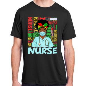 Black Strong Nurse Afro Love Melanin African American Adult ChromaSoft Performance T-Shirt