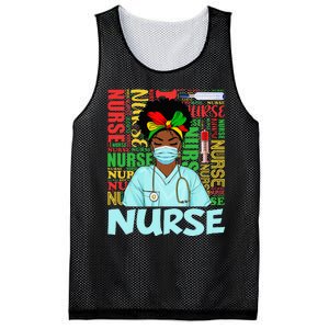 Black Strong Nurse Afro Love Melanin African American Mesh Reversible Basketball Jersey Tank