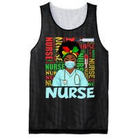 Black Strong Nurse Afro Love Melanin African American Mesh Reversible Basketball Jersey Tank