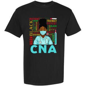 Black Strong Nurse CNA Afro Melanin African American Garment-Dyed Heavyweight T-Shirt