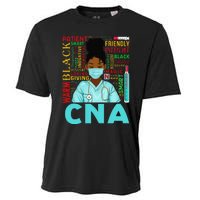 Black Strong Nurse CNA Afro Melanin African American Cooling Performance Crew T-Shirt