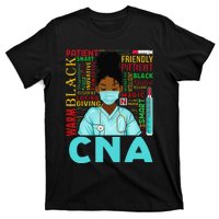 Black Strong Nurse CNA Afro Melanin African American T-Shirt