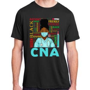 Black Strong Nurse CNA Afro Melanin African American Adult ChromaSoft Performance T-Shirt