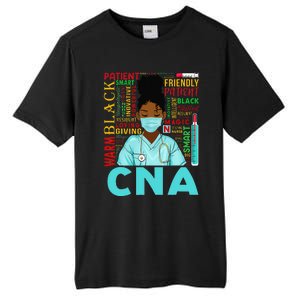 Black Strong Nurse CNA Afro Melanin African American Tall Fusion ChromaSoft Performance T-Shirt