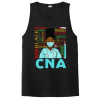 Black Strong Nurse CNA Afro Melanin African American PosiCharge Competitor Tank