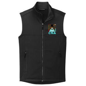 Black Strong Nurse CNA Afro Melanin African American Collective Smooth Fleece Vest