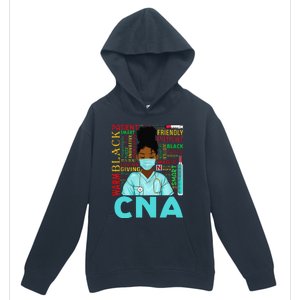 Black Strong Nurse CNA Afro Melanin African American Urban Pullover Hoodie