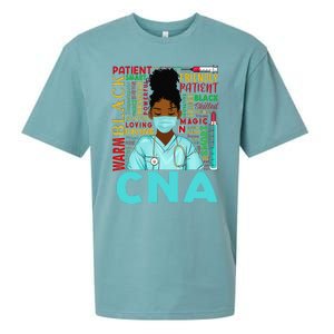 Black Strong Nurse CNA Afro Melanin African American Sueded Cloud Jersey T-Shirt