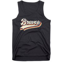 Braves Sports Name Vintage Retro Gift  Tank Top