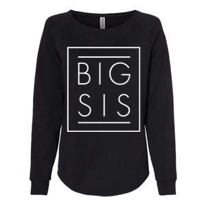 Big Sis New Baby Sibling Womens California Wash Sweatshirt