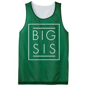 Big Sis New Baby Sibling Mesh Reversible Basketball Jersey Tank