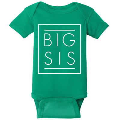 Big Sis New Baby Sibling Baby Bodysuit