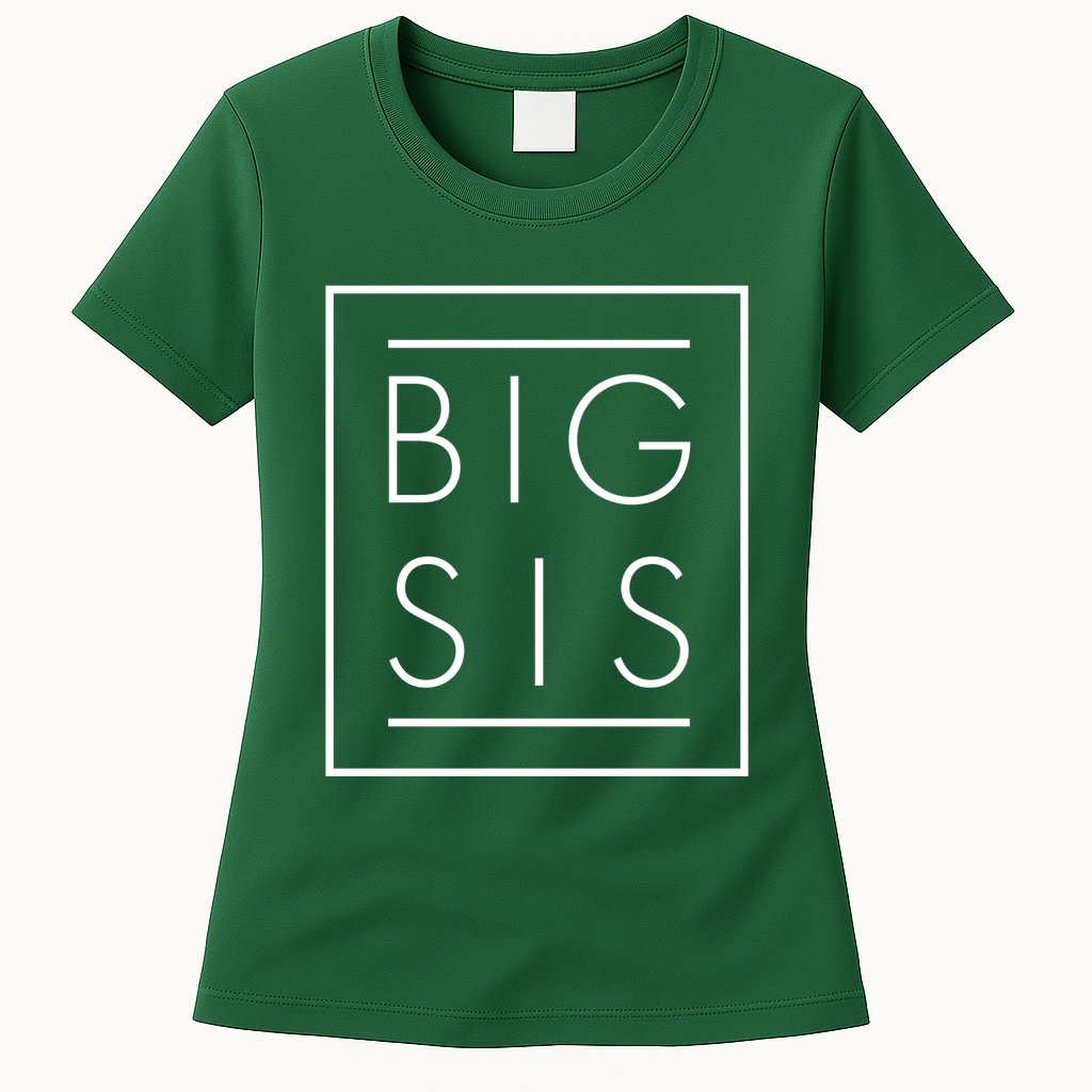 Big Sis New Baby Sibling Womens T-Shirt