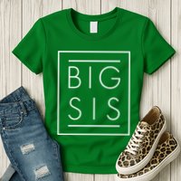 Big Sis New Baby Sibling Womens T-Shirt