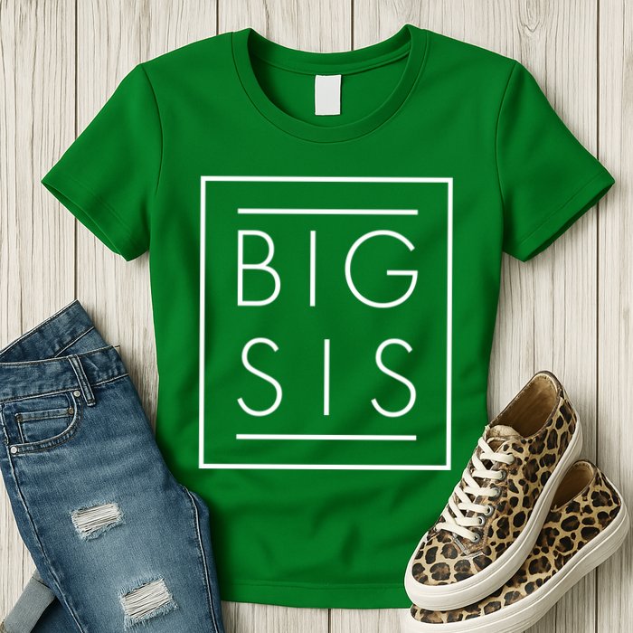 Big Sis New Baby Sibling Womens T-Shirt