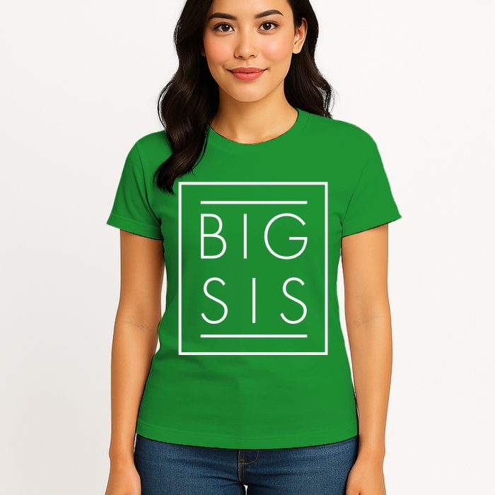 Big Sis New Baby Sibling Womens T-Shirt