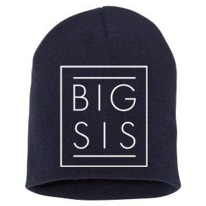 Big Sis New Baby Sibling Short Acrylic Beanie