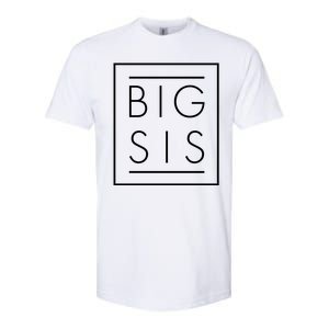 Big Sis New Baby Sibling Softstyle CVC T-Shirt