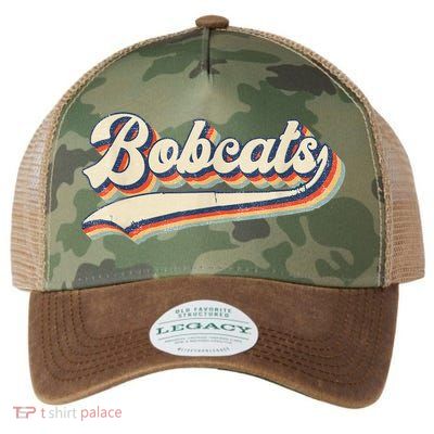 Bobcats Sports Name Vintage Retro Gift Legacy Tie Dye Trucker Hat