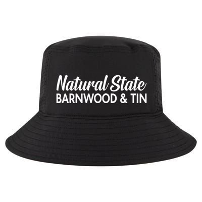 Ben Shapiro Natural State Barnwood & Tin Cool Comfort Performance Bucket Hat