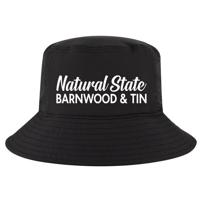 Ben Shapiro Natural State Barnwood & Tin Cool Comfort Performance Bucket Hat