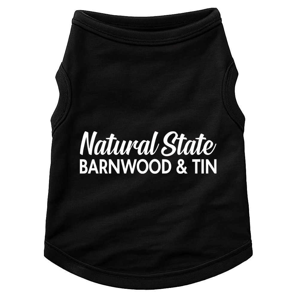 Ben Shapiro Natural State Barnwood & Tin Doggie Tank