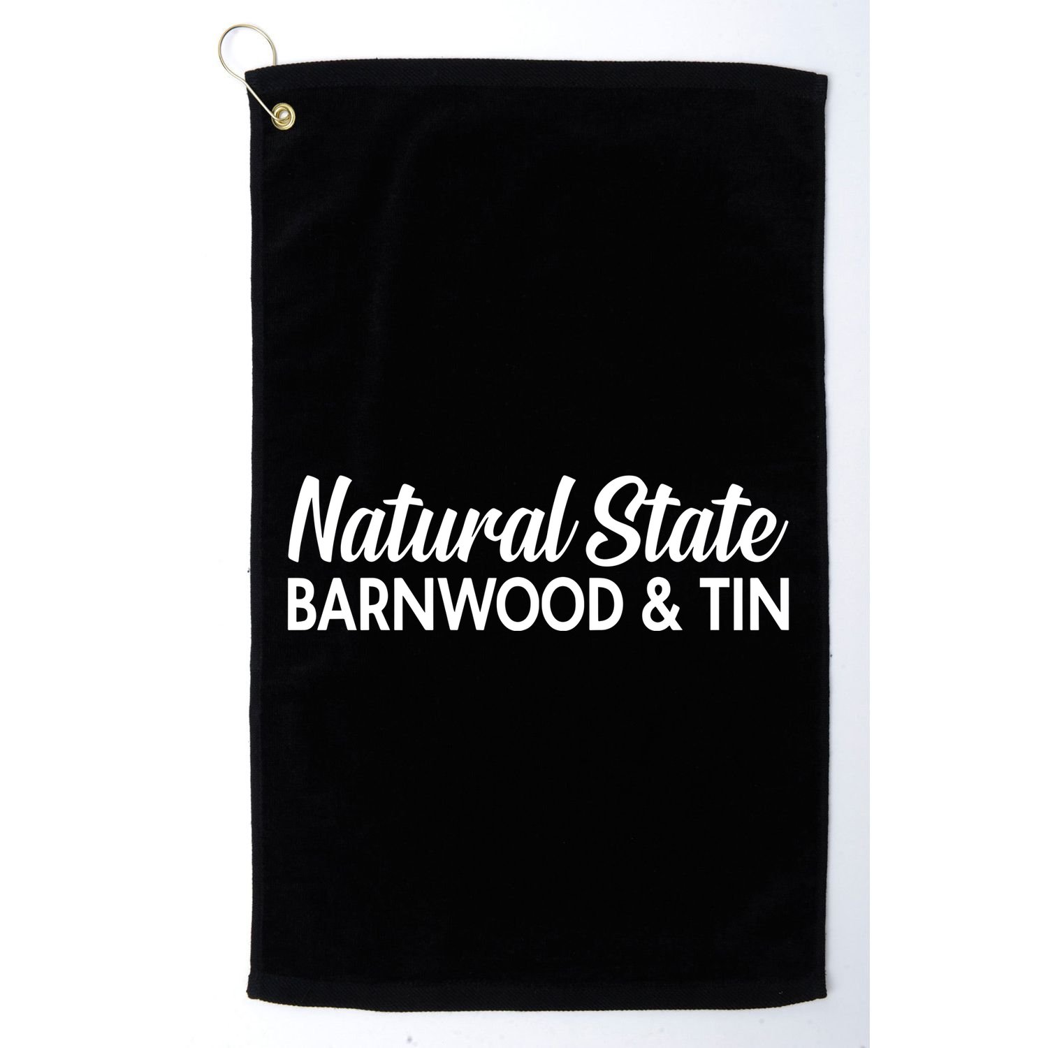 Ben Shapiro Natural State Barnwood & Tin Golf Towel