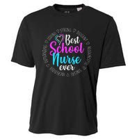 Best School Nurse Ever Appreciation Gift Cooling Performance Crew T-Shirt