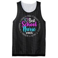 Best School Nurse Ever Appreciation Gift Mesh Reversible Basketball Jersey Tank