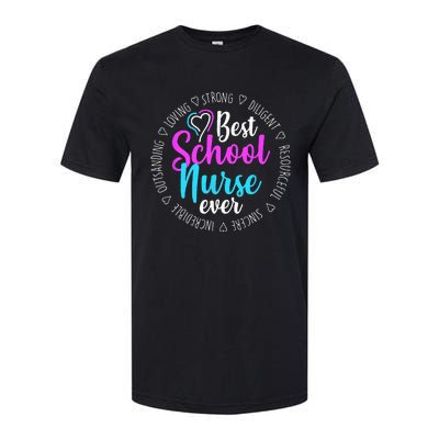 Best School Nurse Ever Appreciation Gift Softstyle CVC T-Shirt