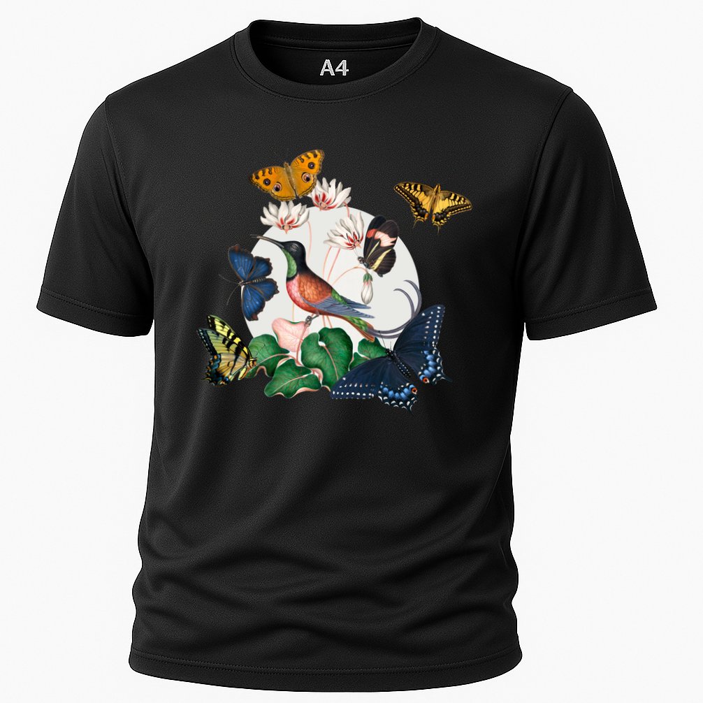 Butterfly Spring Nature Performance Shirt