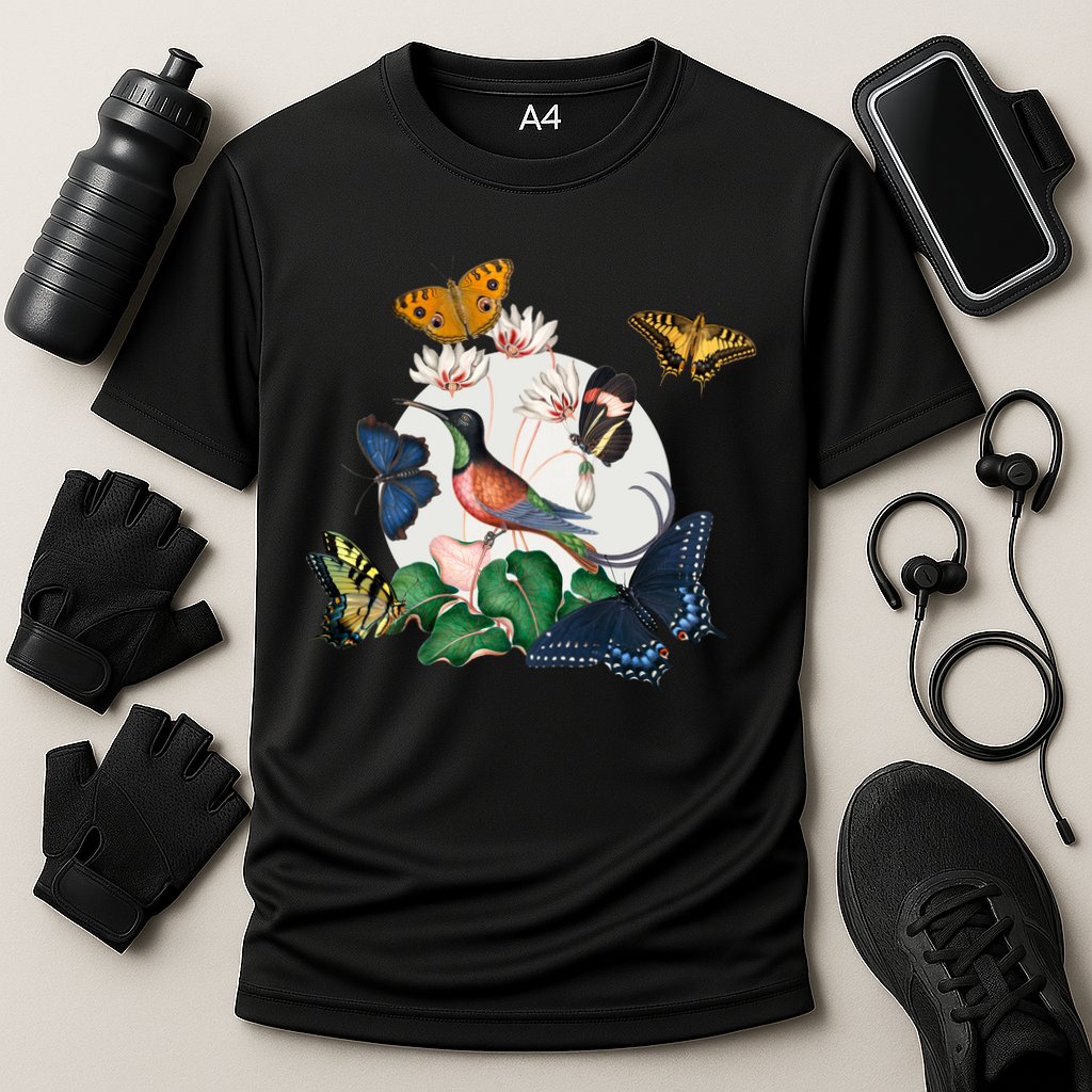 Butterfly Spring Nature Performance Shirt