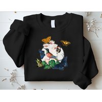Butterfly Spring Nature Sweatshirt