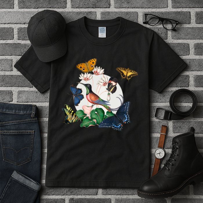 Butterfly Spring Nature Tall T-Shirt