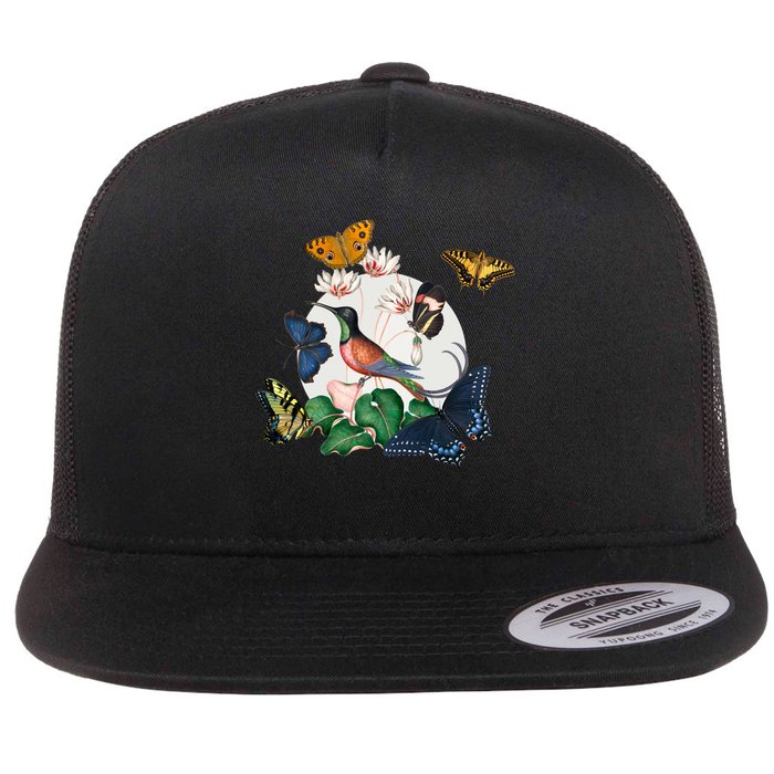 Butterfly Spring Nature Flatbill Hat