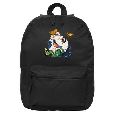 Butterfly Spring Nature 16 in Basic Backpack