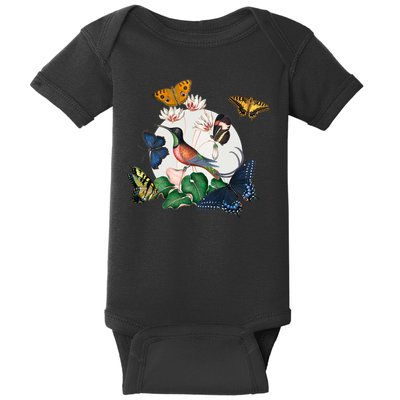 Butterfly Spring Nature Baby Bodysuit