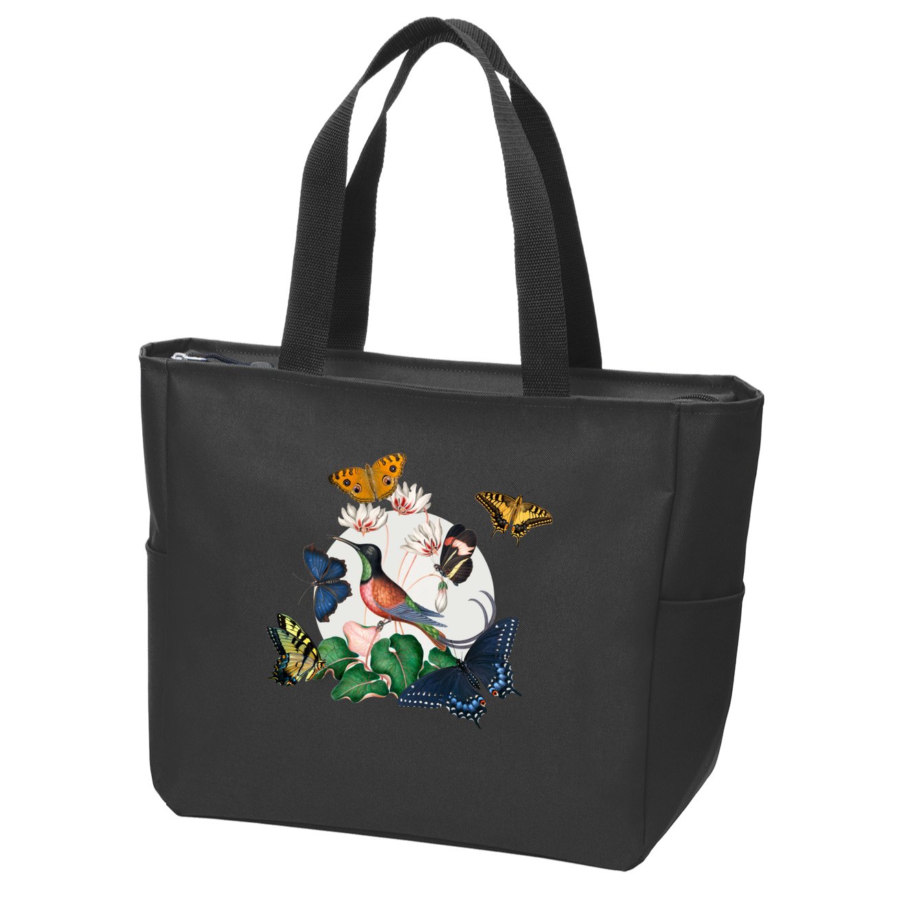 Butterfly Spring Nature Zip Tote Bag