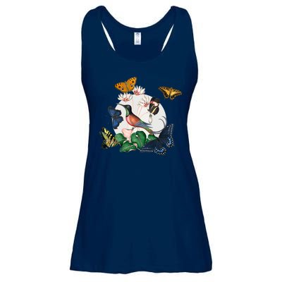 Butterfly Spring Nature Ladies Essential Flowy Tank